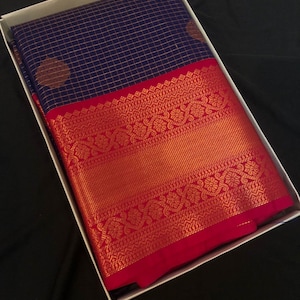 Semi Kanjivaram Silk Saree  | Kaanchy Sarees