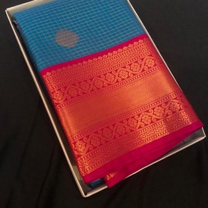 Semi Kanjivaram Silk Saree  | Kaanchy Sarees