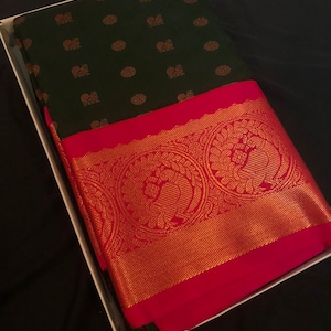 Semi Kanjivaram Silk Saree | Kaanchy Sarees