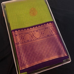 Semi Kanjivaram Silk Saree  | Kaanchy Sarees