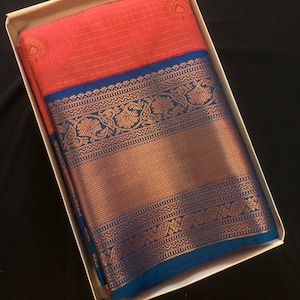 Semi Kanjivaram Silk Saree | Kaanchy Sarees