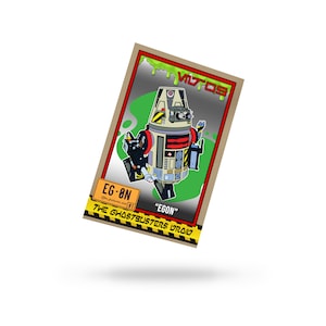 EG-0N Card # 1 - The Ghostbusters Droid 4x6 Single-Sided Trading Card