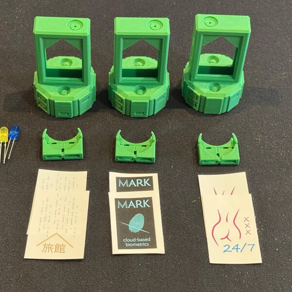 3d printed wargaming/RPG terrain, LED terrain