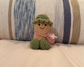 jellycat peanut crochet hat, bag, or boots!