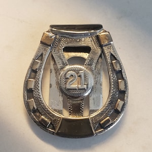 The 21 Club vintage money clip