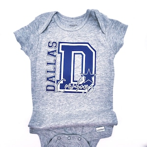 Dallas Cowboys Baby Bodysuit | Dallas Cowboys Infant Romper | Cowboys Baby Outfit |Cowboys  Game Day Clothes |Cowboys Football Fan Baby Gift