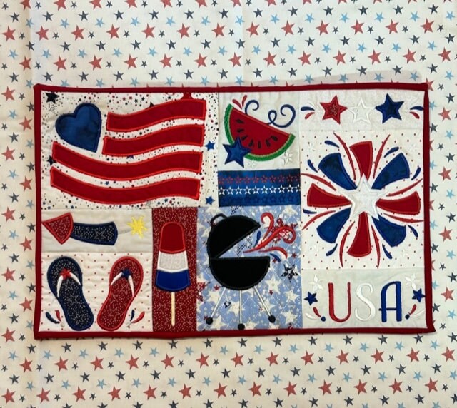 July 4th Placemats Patriotic Day Placemats Independence Day Etsy