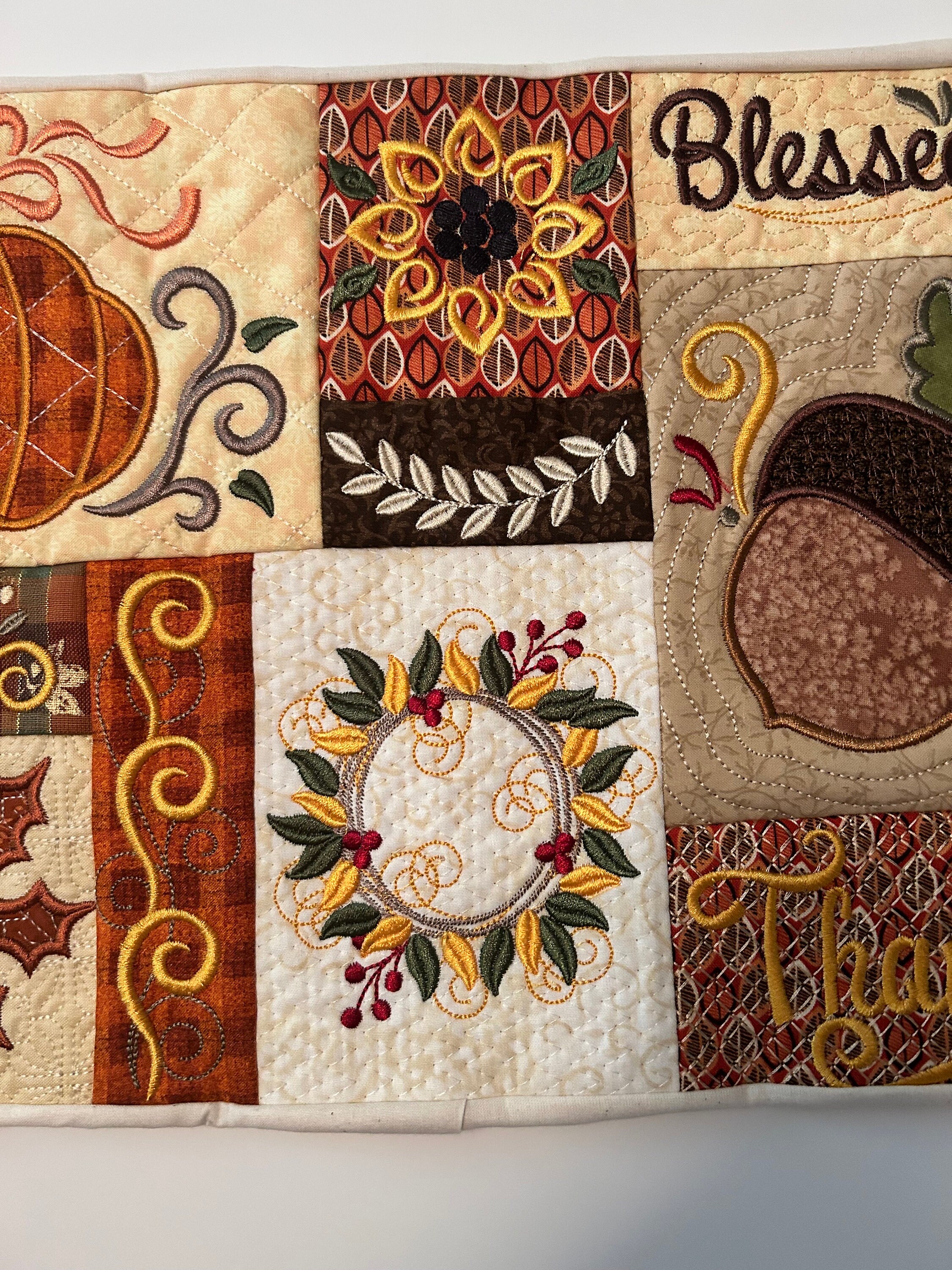 Thanksgiving Placemats, Fall Placemats, Autumn Placemats, Cotton