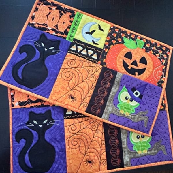 Halloween Placemat Etsy