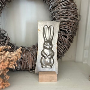 Old, beautiful rabbit chocolate molds from Belgium