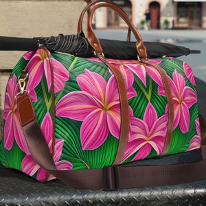Tahitian Sunset Waterproof Travel Bag