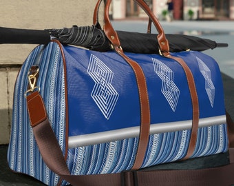 A Beautiful Blue Monday Waterproof Travel Bag