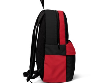 REDMOND College Travel Colorblock Backpack, red REDMOND College / Travel Colorblock Backpack Backpacks main image 4