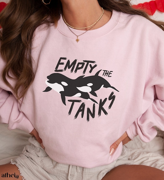 Empty The Tanks Orca T-Shirt Activist Orca Lover Tee Gift Empty The Tanks Orca T-Shirt Activist Orca Lover Tee Gift