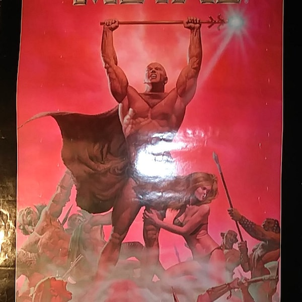 RICHARD CORBEN Heavy Metal Movie Music Soundtrack Poster, Large 24x36" 1981 Original Vintage New, VG-Fine