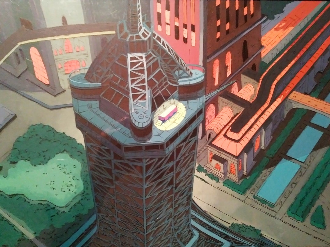 BRAVESTARR, Filmation Key Matching Production Background Setup, 1987 ...
