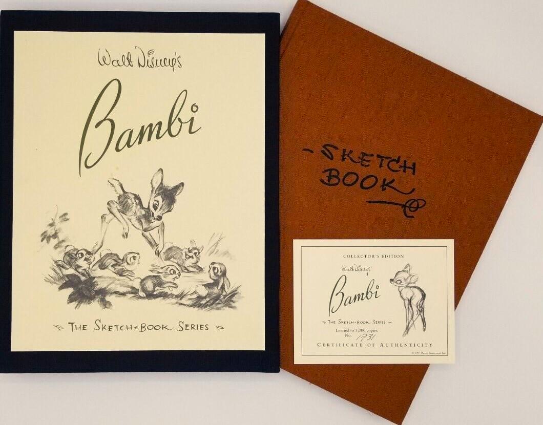 BAMBI Sketch Book Series 1997 SIGNED First Edition Limited Edition