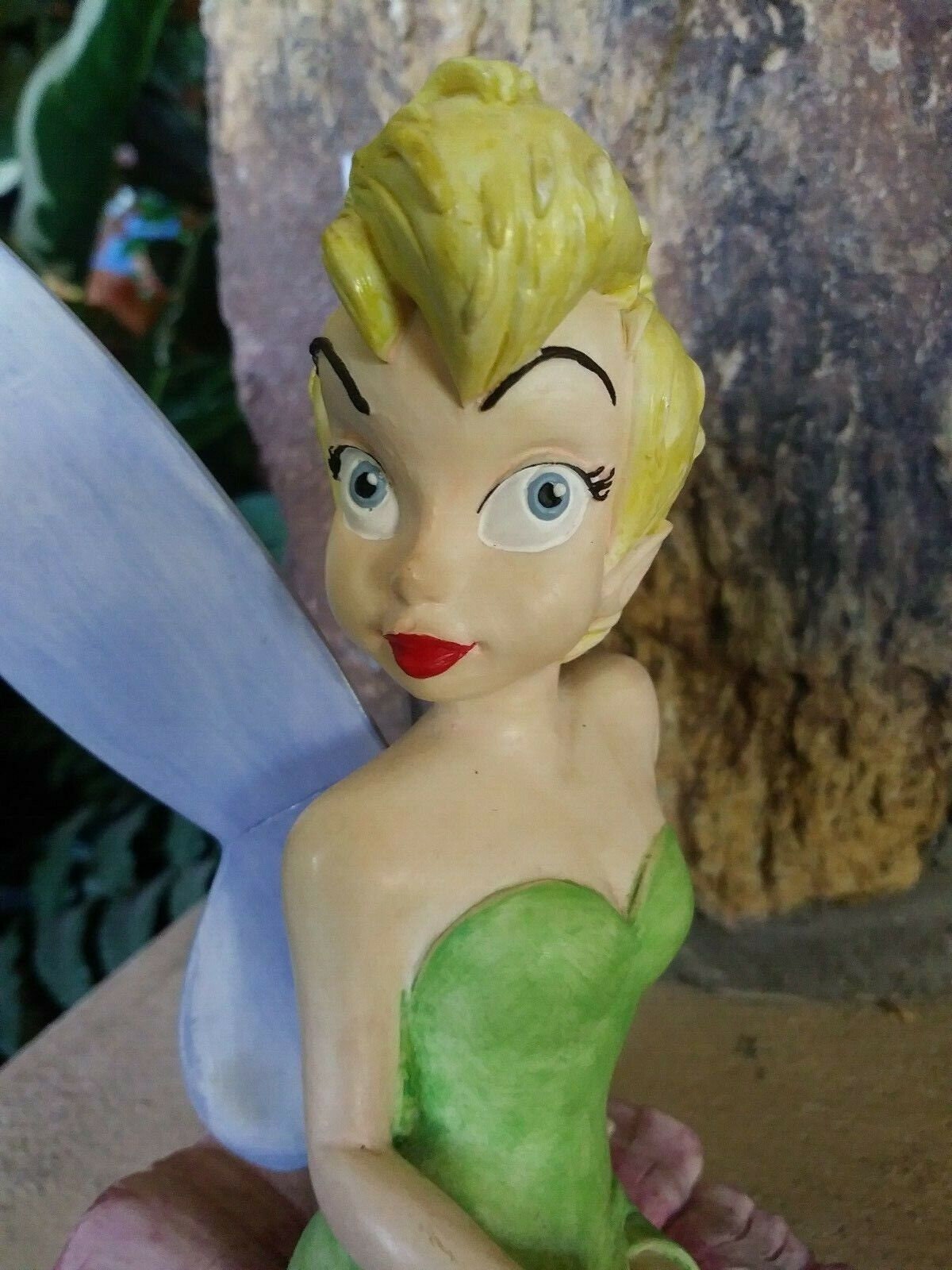 Disney Enesco Tinker Bell With Butterfly 10 cm Multicolor