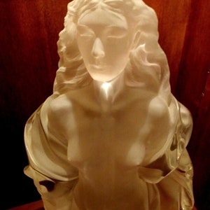 FREDERICK HART &quot;FIDELIA&quot; Lucite Acryl Lichtskulptur, Limitierte Auflage #86/350 Neuwertig