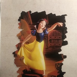 SNOW WHITE WDCC Poster, Celebrating 1995 Figurine of the Year "Fairest One Of All", 18x24" Vintage New, Mint