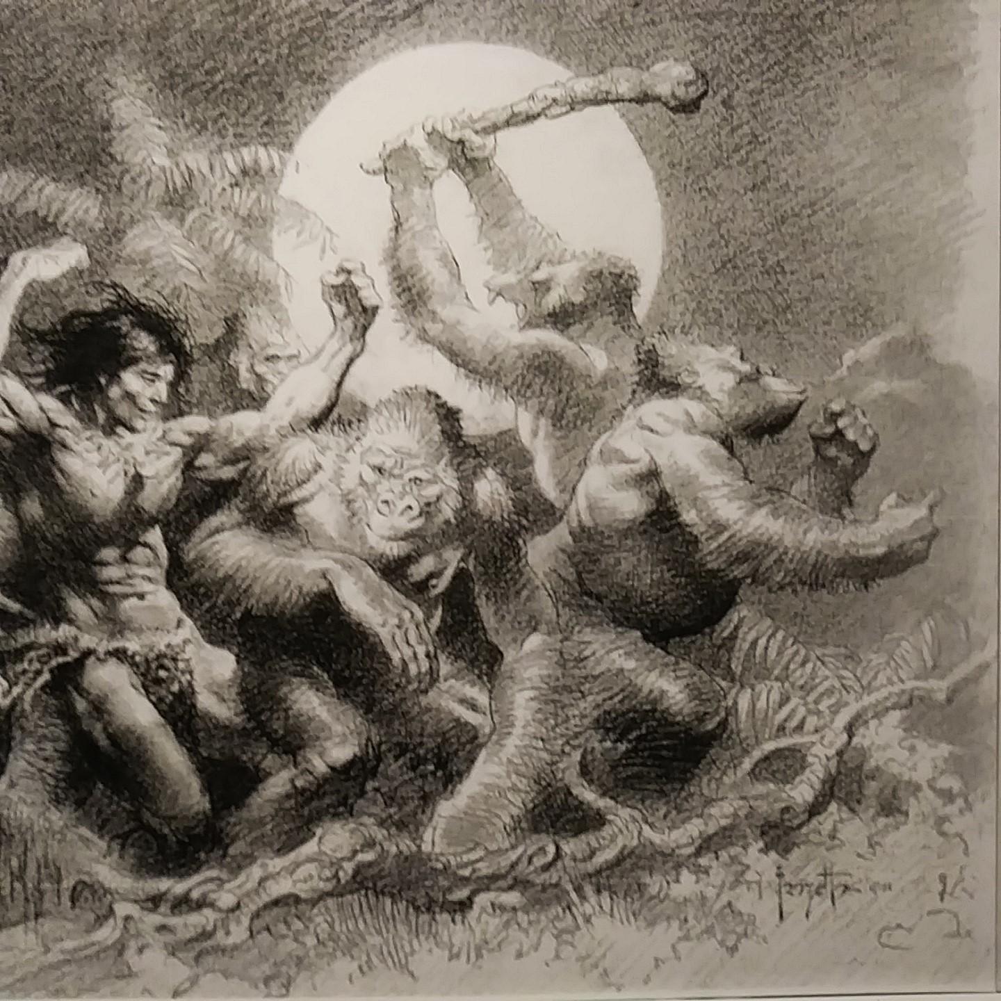 Frank Frazetta Tarzan Photostat Print, Vintage O.O.A.K. Art (11x16) - Etsy