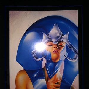 THAYLO, John Zeleznik Art Print, Self-Published in 1993 15x36&quot;, Examination Print, Vintage New, Pristine Mint