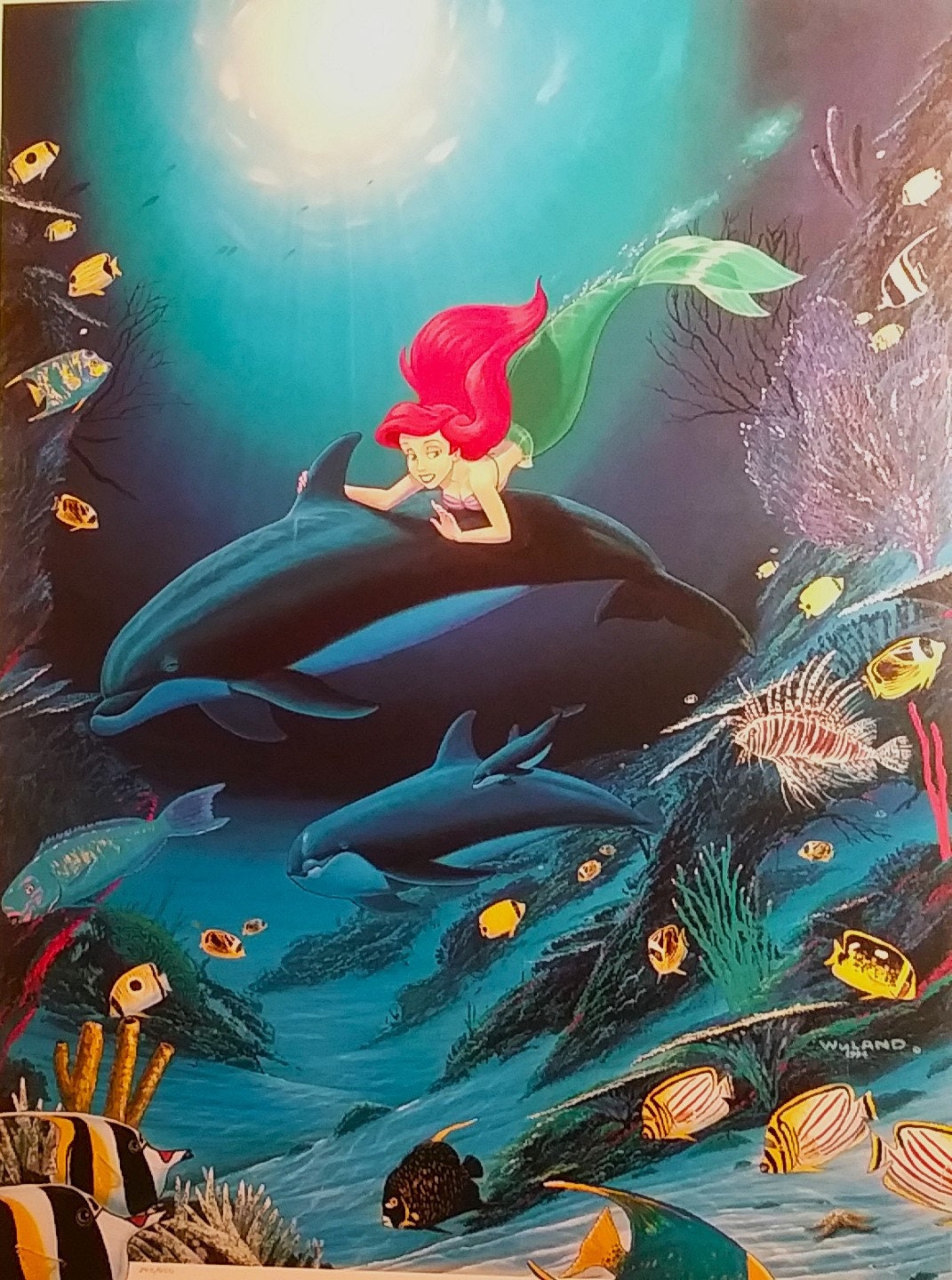 ディズニー LITTLE MERMAID レア 海 希少 人気 華やか 映え 美しい海の