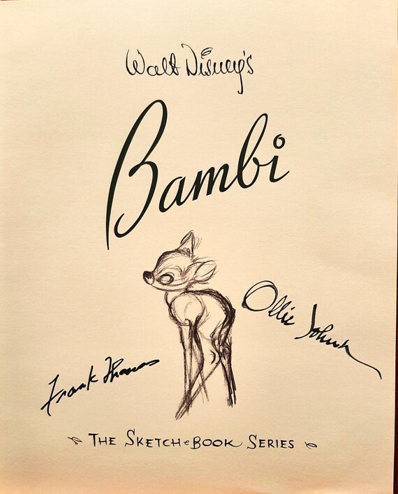 BAMBI Sketch Book Series 1997 SIGNED First Edition Limited Edition