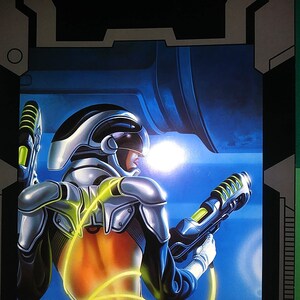 HARD WEAR, John Zeleznik Art Print, Published in 1992 14x36&quot;, Examination Print, Vintage New, Pristine Mint