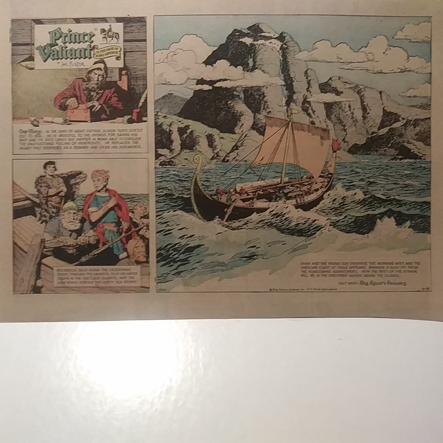 PRINCE VALIANT Half Page Newspaper Comic Strip Run, 1/7-12/30/73, 52 Vintage New NM-M Strips