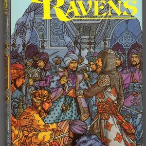 SEA Of RAVENS Harold Lamb 1983 First Edition Hardcover, Dust Jacket, Illustrated by George Barr and Alicia Austin, Brand New, Pristine Mint
