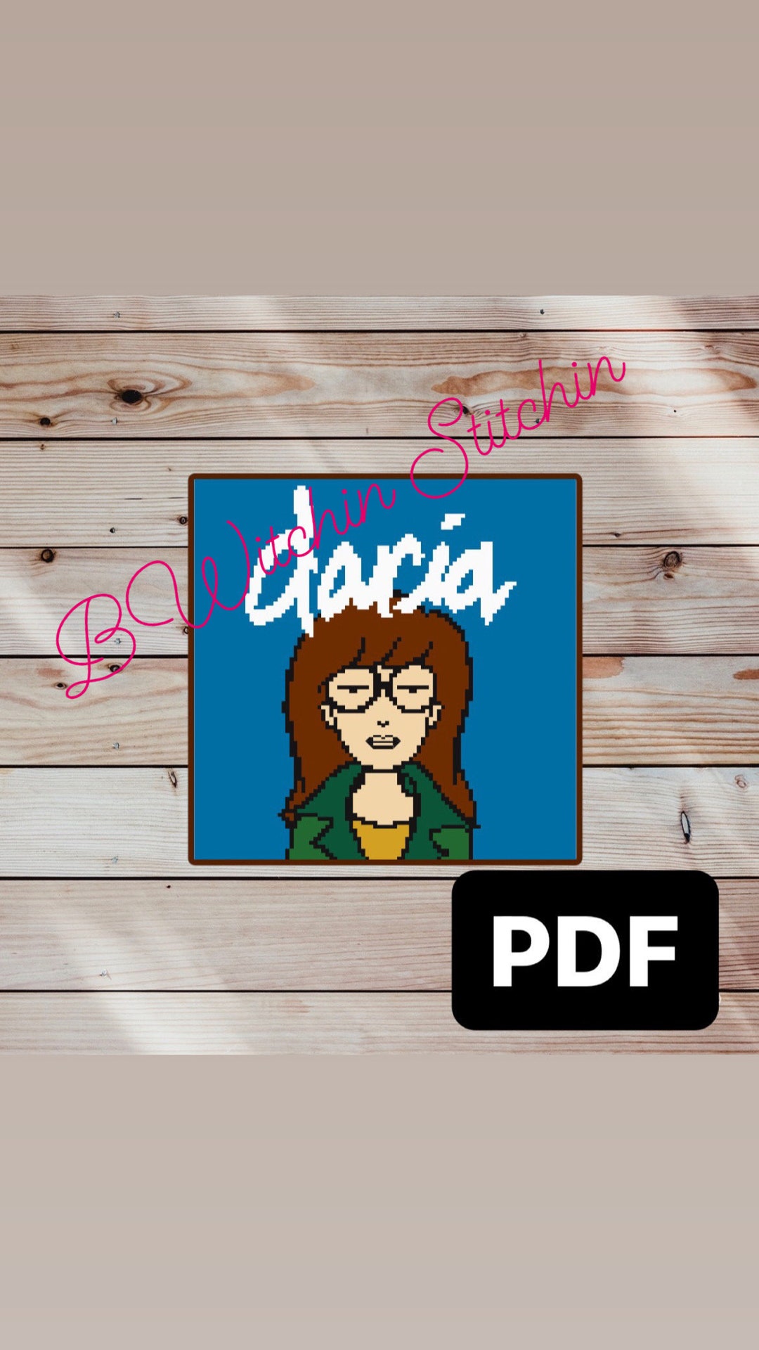 Cross Stitch Daria PDF - Etsy
