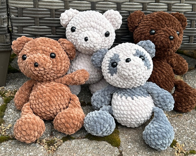 Teddy Bear Chrochet Plushie