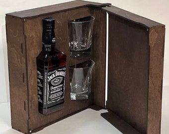 Jack Daniels Whiskey Box 750ml With Magnetic Lid. 5mm, 3mm