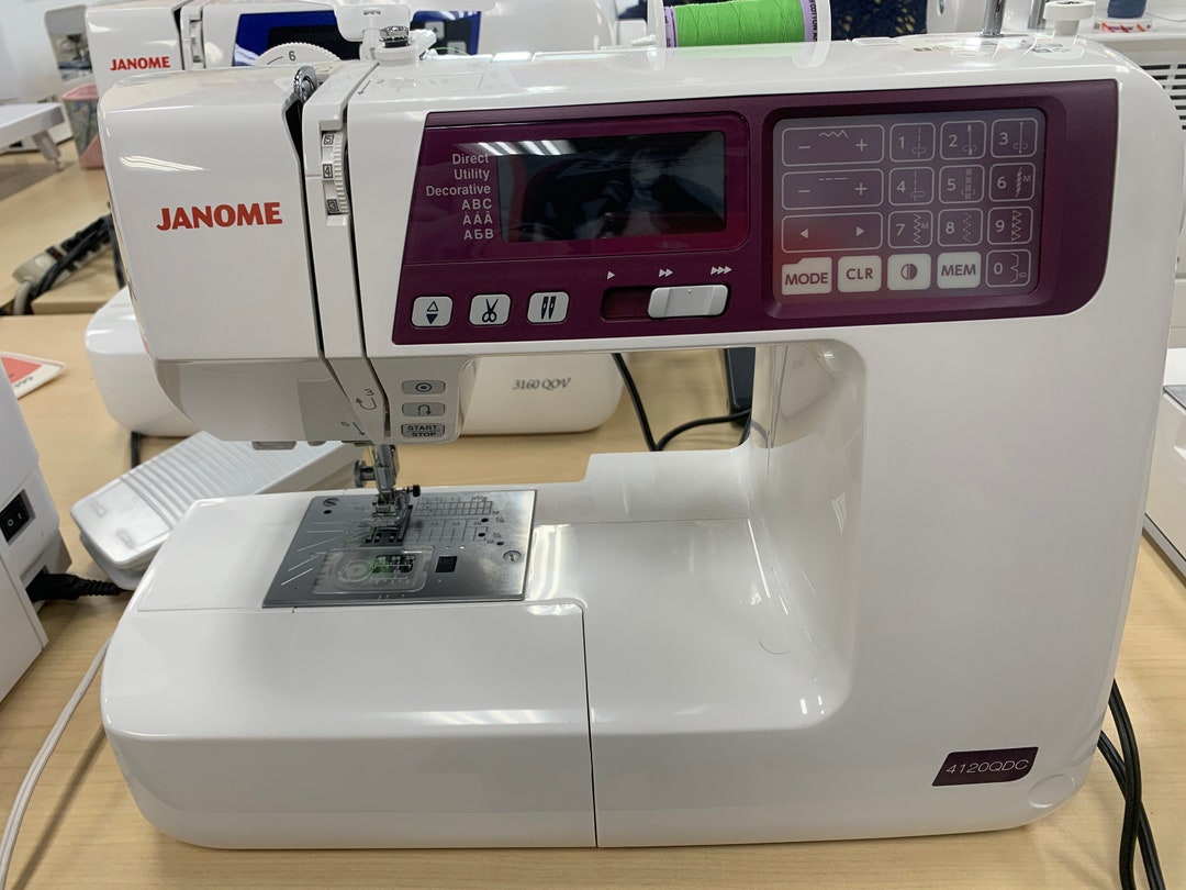 Janome 4120QDC High Quality Computerized Sewing Machine Etsy