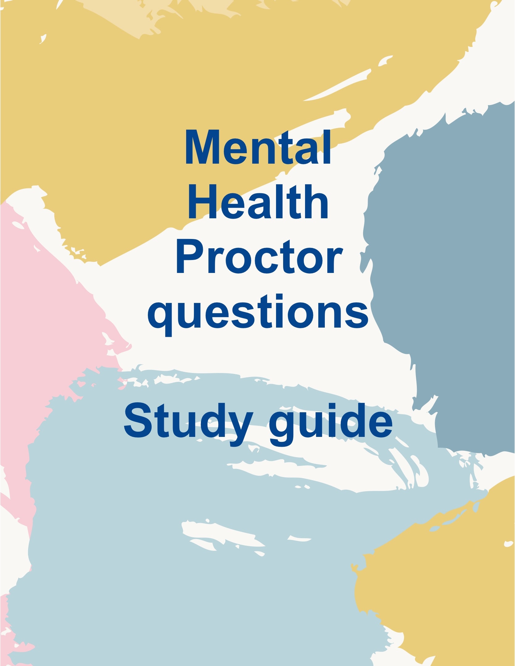 Mental Health ATI Proctor Study Guide Etsy