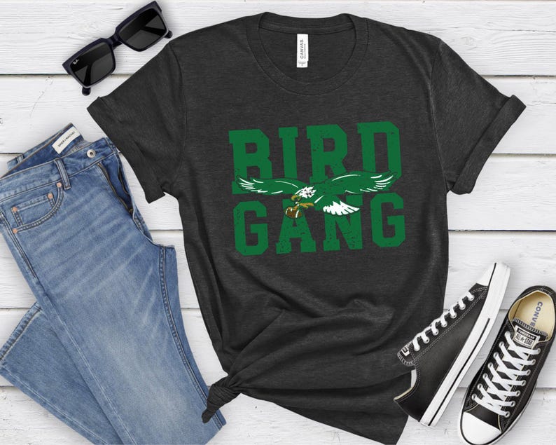 Bird Gang Shirt: Philadelphia Football Game Day Tee imagen 4