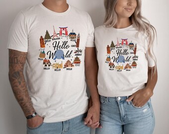Hello World Shirt: Epcot World Tour T-Shirt