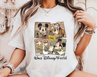 Animal Kingdom Family Trip T-Shirt – Matching Disney Safari Shirts, Custom Disney Vacation Tee, Soft & Comfortable Unisex Shirt