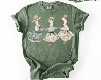 Dancing Ducks Cottagecore Shirt | Comfort Colors® Shirt