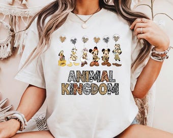 Animal Kingdom Family Trip T-Shirt – Matching Disney Safari Shirts, Custom Disney Vacation Tee, Soft & Comfortable Unisex Shirt