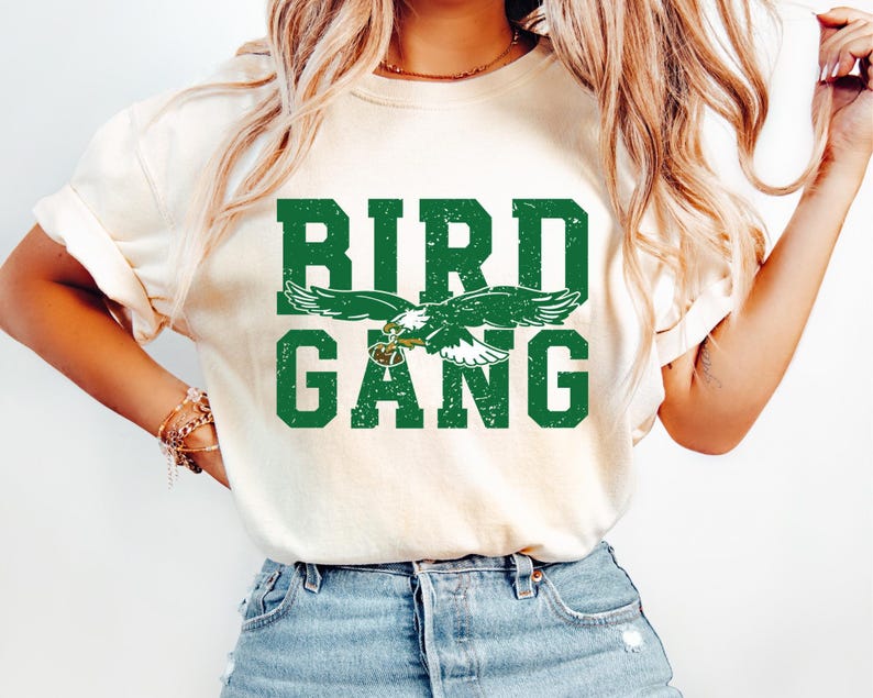 Bird Gang Shirt: Philadelphia Football Game Day Tee imagen 2