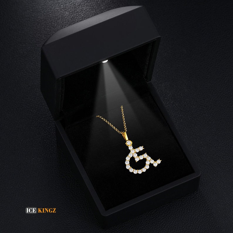 Custom Wheel Chair Crip Pendant Wheelchair Handicap Signal Etsy