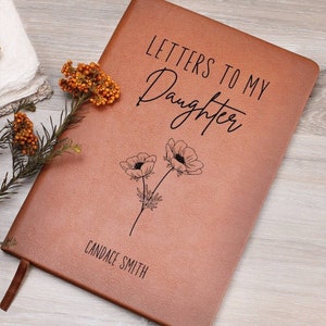 Mother to daughter leather journal top