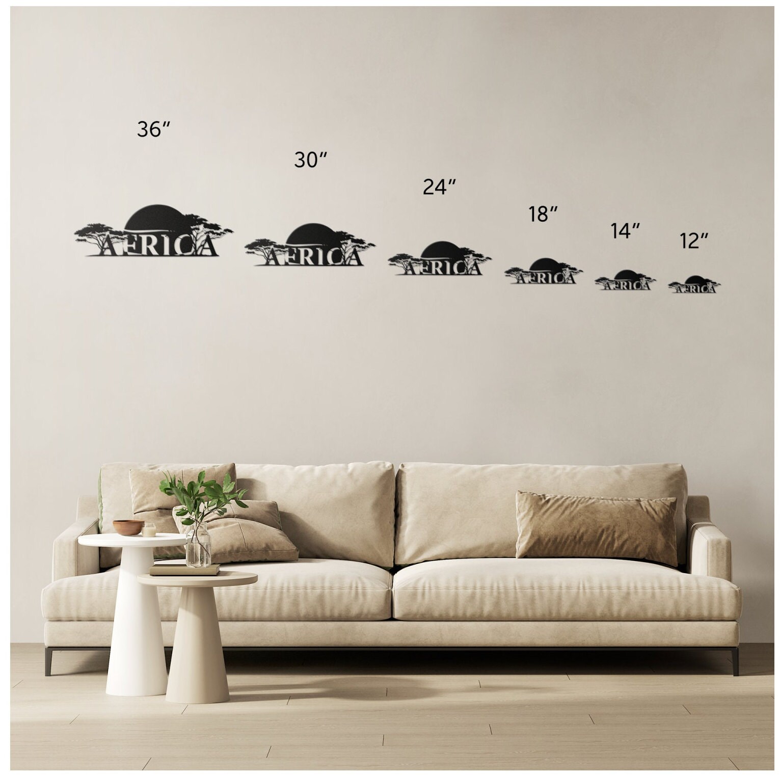 African Wall Art Tree Metal Wall Art Safari Decor Large Metal Etsy