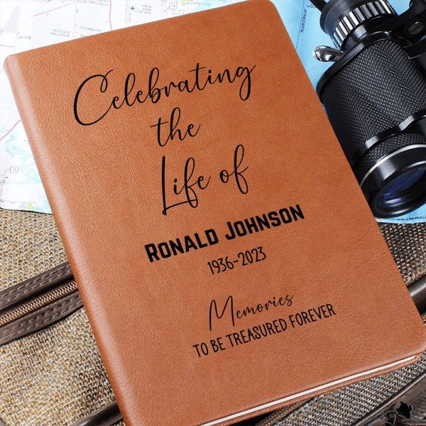 Celebration of Life Guest Book Etsy