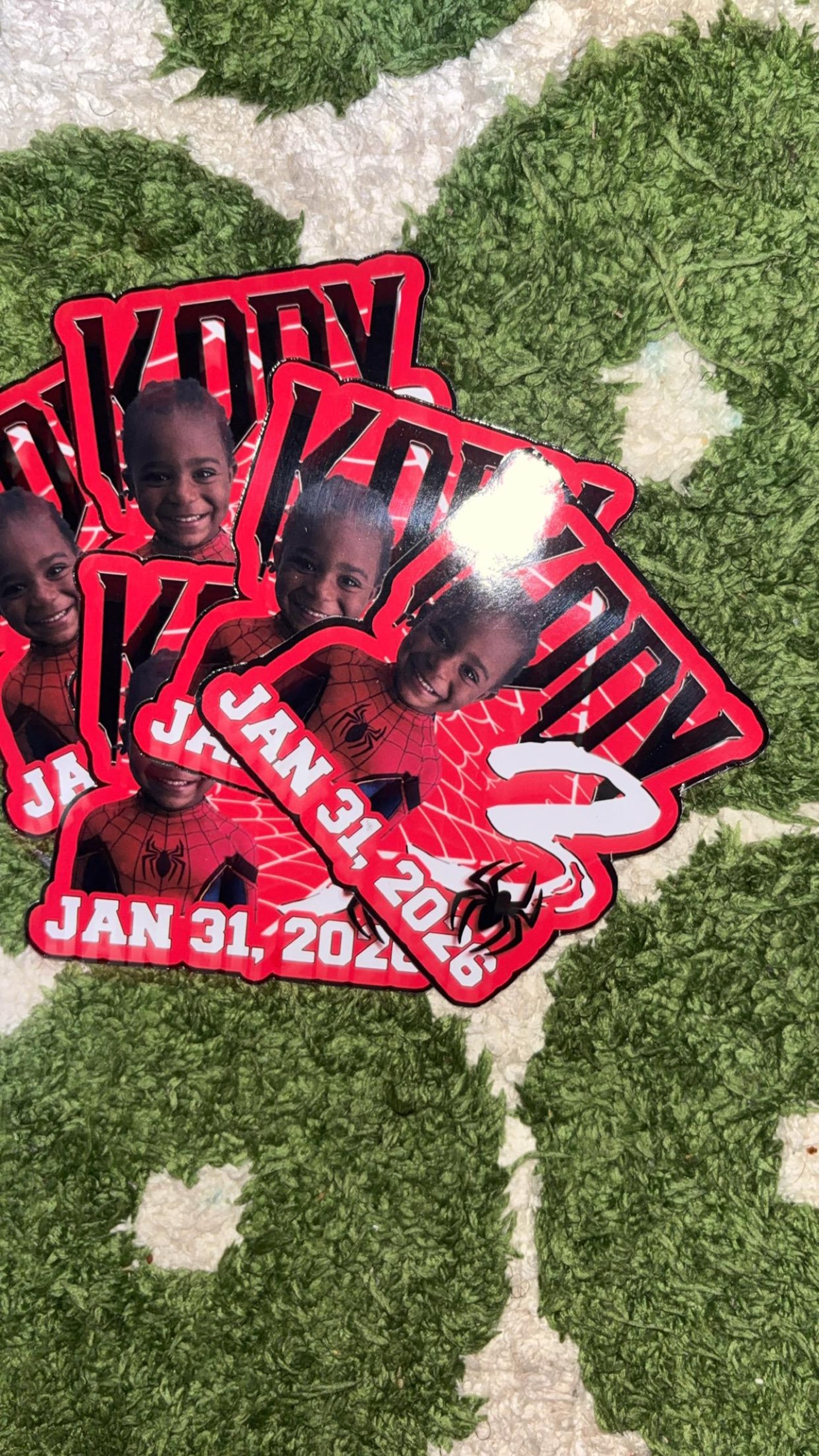 Custom 3.5 Inch Fridge Magnets Birthday Party Event Keepsake ...