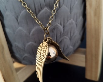 Collier Harry Potter vif d'or