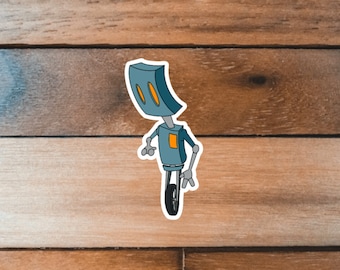 Robot Sticker, Robotics Decal, Engineer Gift