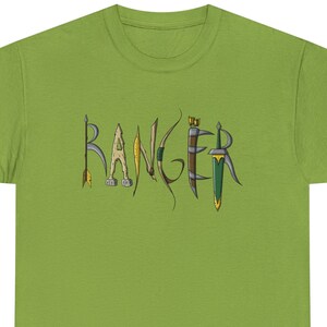 Ranger Shirt, Role Playing Class T-shirt, RPG, Tabletop Board Gamer Gift, Unisex Short Sleeve Tee